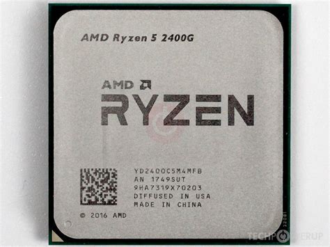 ryzen 5 2400g specs.